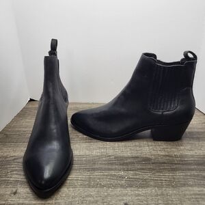 Thursday Boot Co Dreamer Bootie Black Women's 10.5 Leather EUC